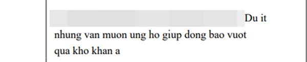 Những màn chuyển khoản dễ thương và lời nhắn xúc động trong sao kê của MTTQ-8