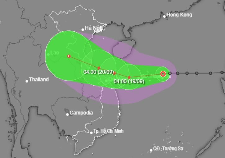 Dự báo thời tiết 18/9/2024: Hà Tĩnh đến Quảng Ngãi hứng mưa rất to-1