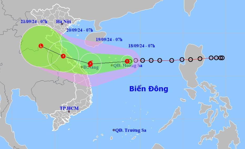 Bão số 4 sắp hình thành trên Biển Đông sẽ sớm ảnh hưởng đất liền miền Trung-1