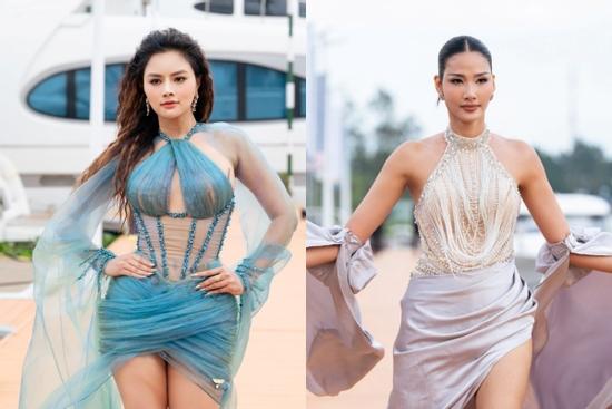 Vũ Thu Phương catwalk trên du thuyền triệu đô, Hoàng Thùy khéo léo xử lý sự cố