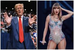 Người Mỹ thích ông Trump hơn Taylor Swift