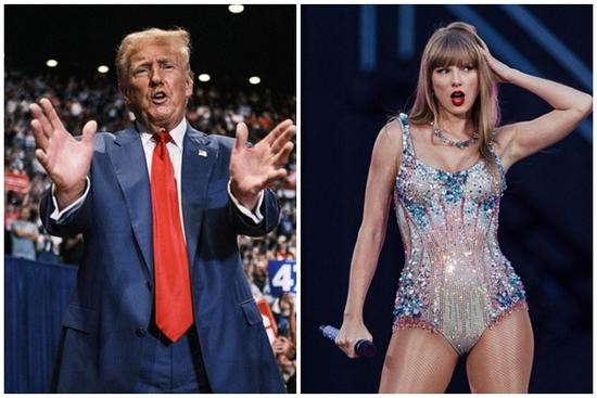 Người Mỹ thích ông Trump hơn Taylor Swift