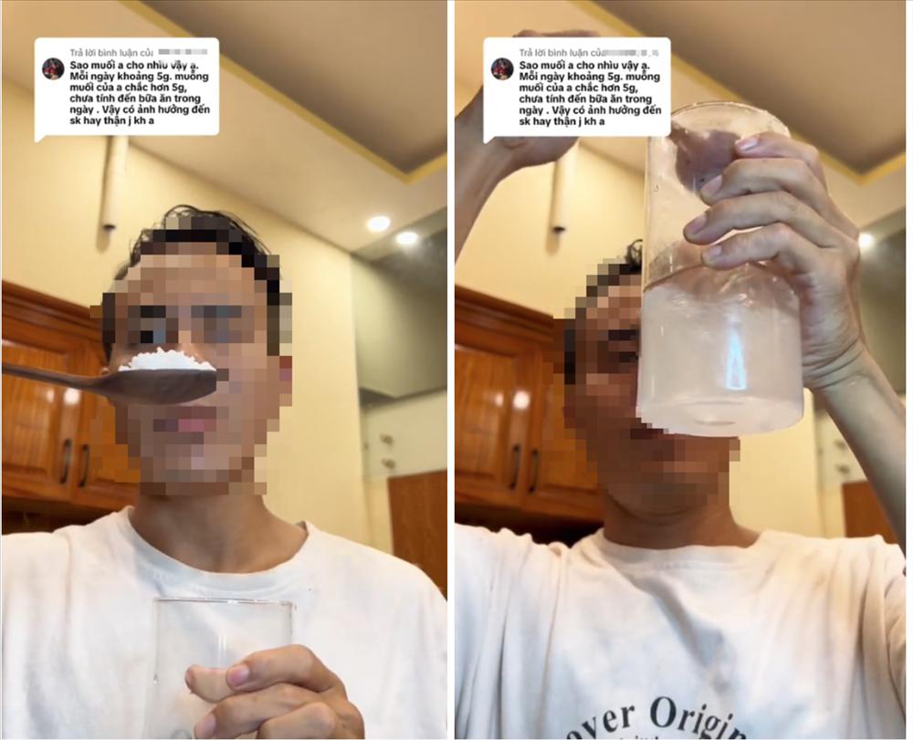 TikToker uống nước muối đặc mỗi ngày để chữa bệnh: Bác sĩ xem xong clip thấy phẫn nộ-1