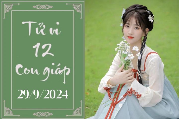 Tử vi 12 con giáp hôm nay ngày 29/9/2024: Dần thuận lợi, Mùi khó khăn-1