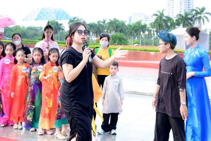 Dàn sao nhí quy tụ cùng tham gia casting model áo dài mẹ và bé-4