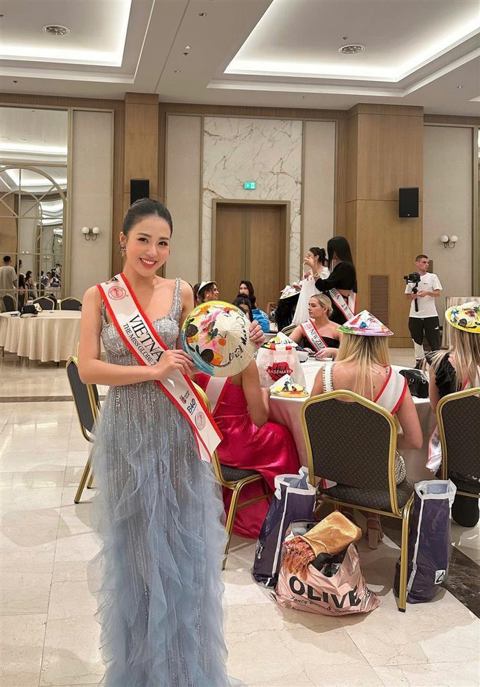 Á hậu Đỗ Hà Trang mang 160kg hành lý đi thi The Miss Globe 2024