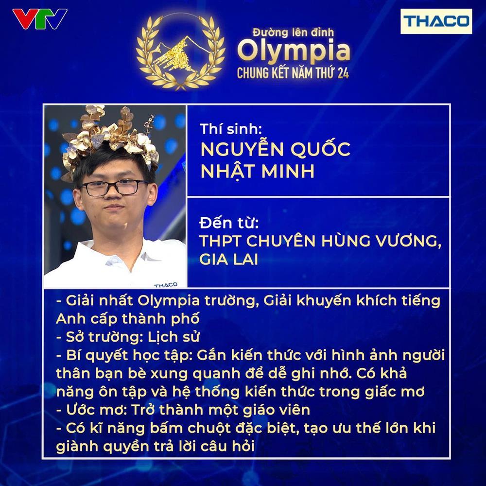 Chân dung 4 thí sinh lọt vào Chung kết năm Đường Lên Đỉnh Olympia 2024, có 2 người mang cầu truyền hình đầu tiên về cho tỉnh nhà-3