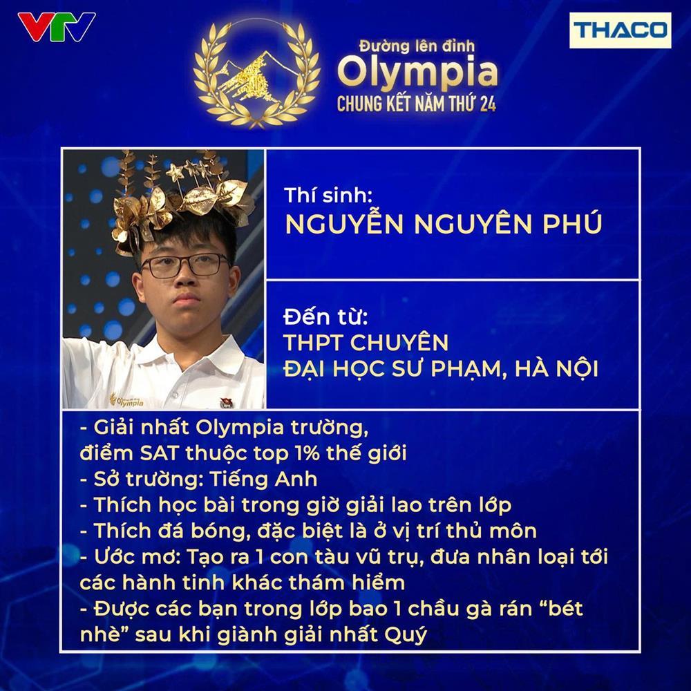 Chân dung 4 thí sinh lọt vào Chung kết năm Đường Lên Đỉnh Olympia 2024, có 2 người mang cầu truyền hình đầu tiên về cho tỉnh nhà-7