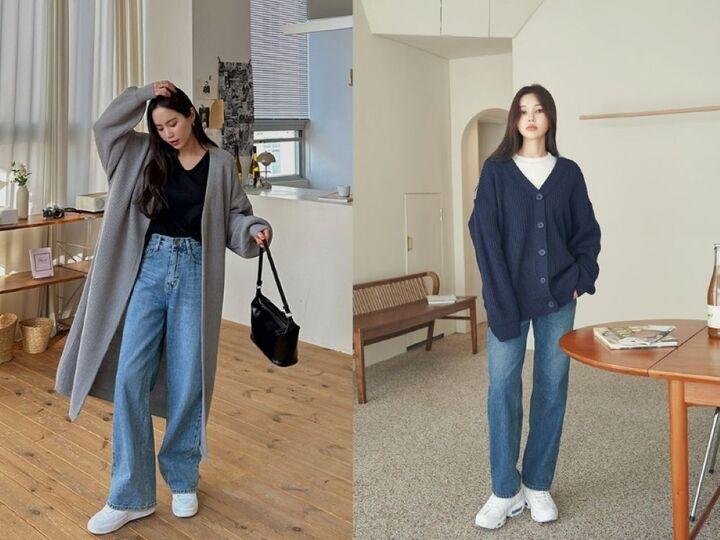 Muôn kiểu phối đồ mùa thu với chiếc áo cardigan nữ tính