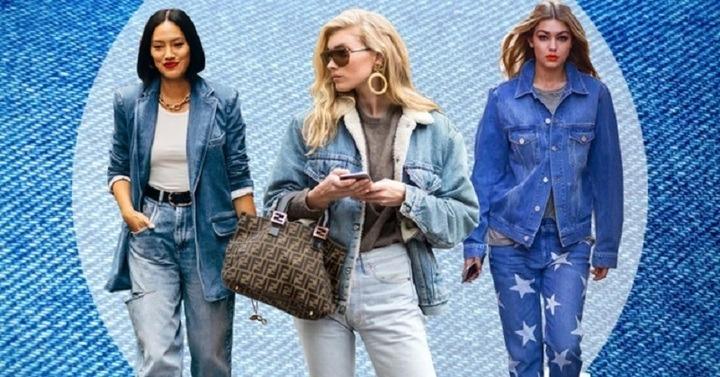 Mùa thu này quý cô sẽ thêm cá tính với loạt bản phối denim on denim cực chất-1