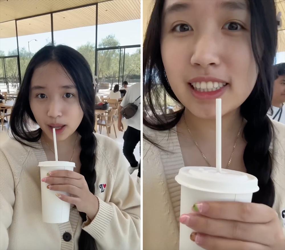 Jenny Huỳnh khoe đồ uống ở quán cà phê đầu tiên của Apple, dân mạng thất vọng vì giá cao mà hình ảnh và thực tế khác xa-5