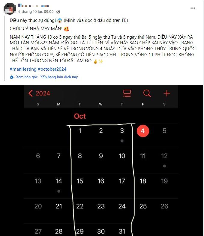 Sự thật về Tháng 10 có 5 ngày đặc biệt thu hút tài lộc, 800 năm mới có một lần-3