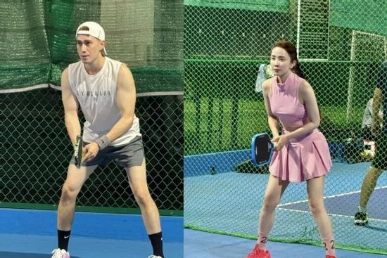 Bị 'tóm dính' ở sân pickleball: Quỳnh Nga - Việt Anh im lặng; Gil Lê - Xoài Non công khai luôn