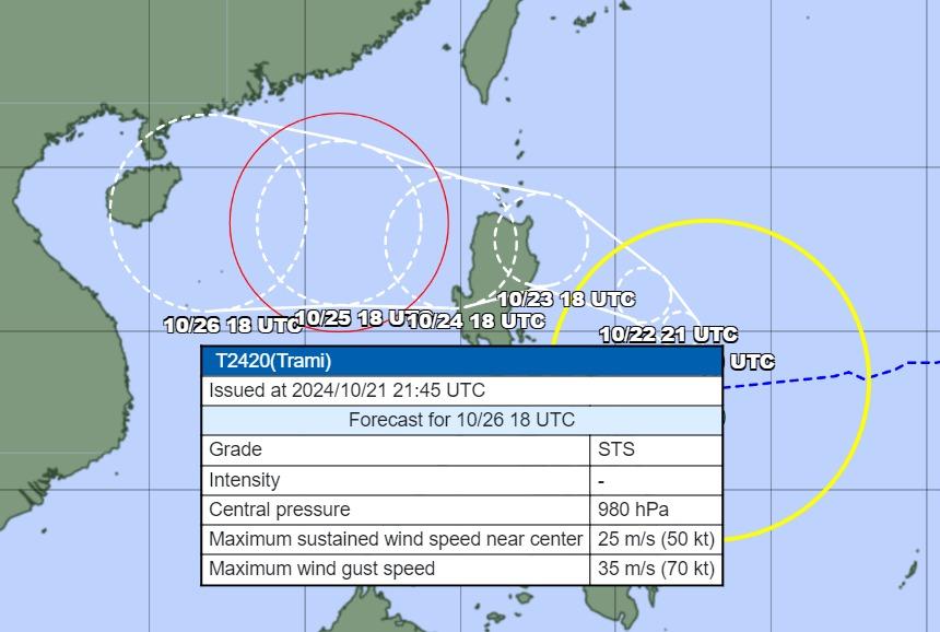 Bão Trà Mi hình thành ở phía Đông Philippines, dự báo vào Biển Đông-2