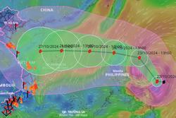 Bão Trà Mi khả năng hướng vào miền Trung, gây mưa lớn diện rộng
