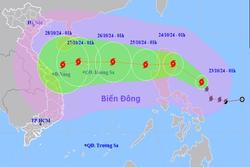 Bão Trami di chuyển nhanh vào Biển Đông, cường độ tiếp tục mạnh thêm