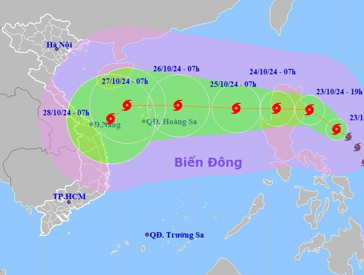 Bão Trà Mi vào Biển Đông ngày mai, có thể giật cấp 15-1