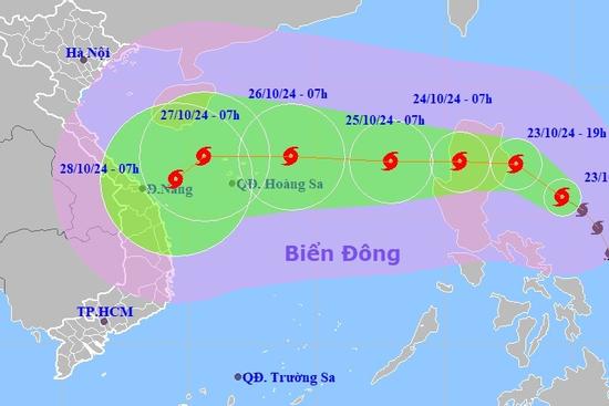 Bão Trà Mi vào Biển Đông ngày mai, có thể giật cấp 15