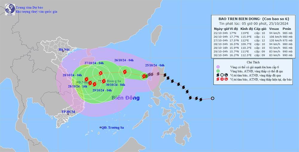 Bão Trà Mi tiếp tục tăng cấp, chuyên gia dự báo mưa lớn ở miền Trung-1