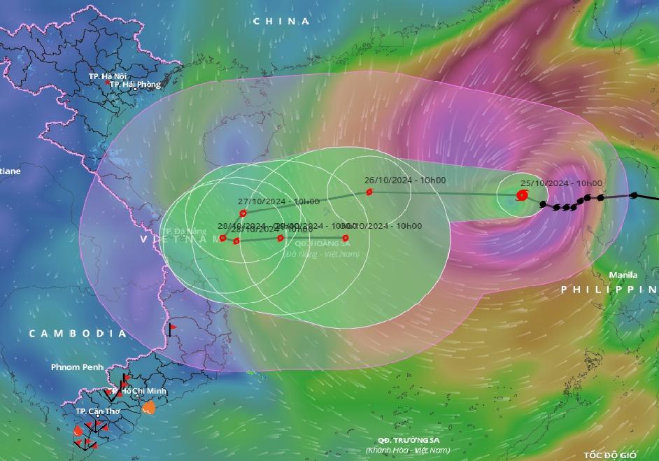 Vì sao bão số 6 có hướng đi kỳ dị?-1