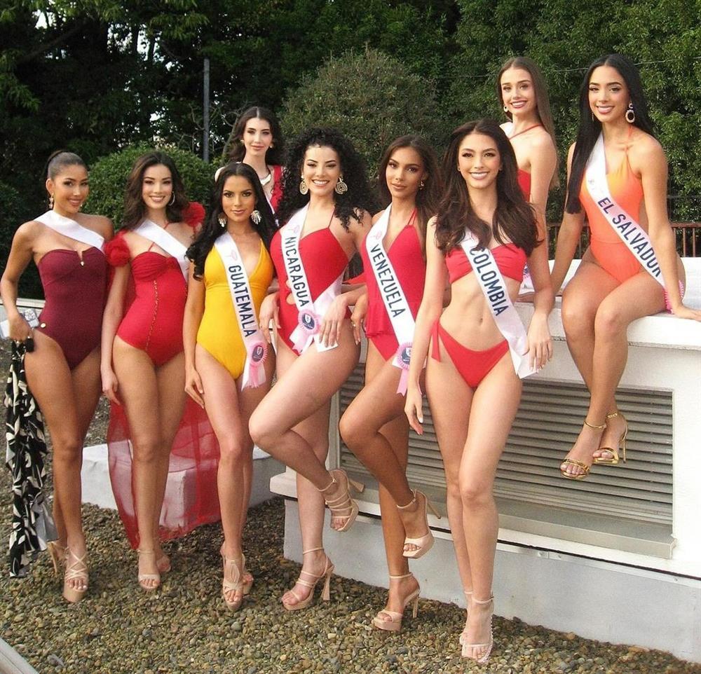 Hoa hậu Thanh Thủy và dàn thí sinh Hoa hậu Quốc tế diện áo tắm-1