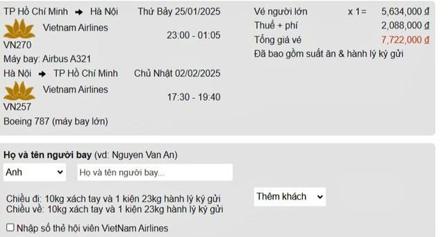 Nóng giá vé máy bay Tết, các hãng tăng tàu tăng chuyến sớm-1