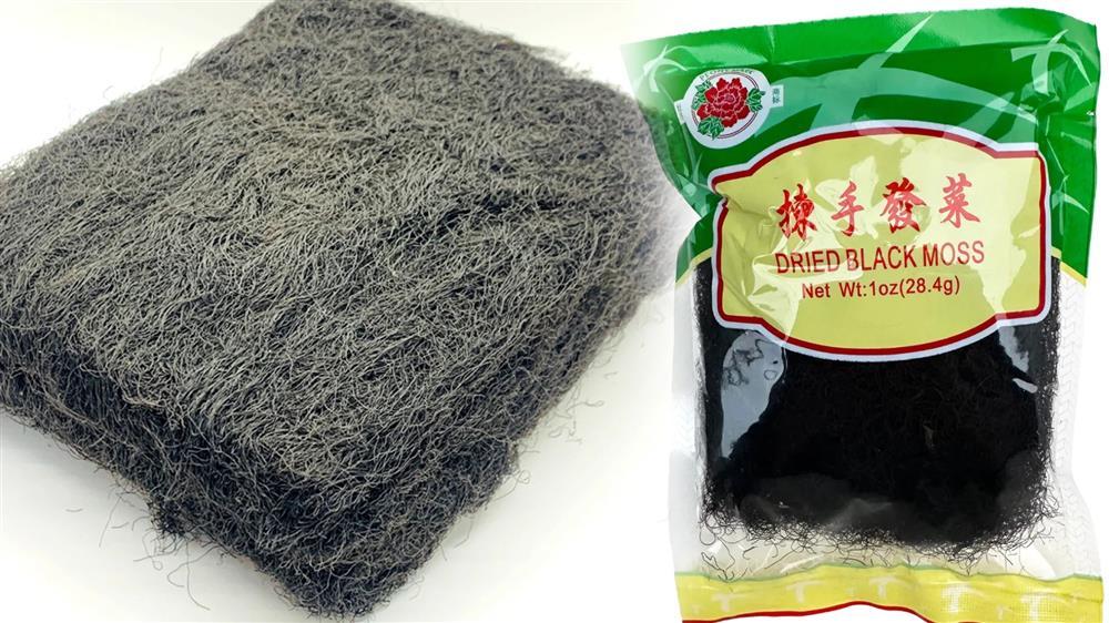 Món kỳ lạ trông như búi tóc đen được bán khắp phố, khách tò mò ăn thử-1