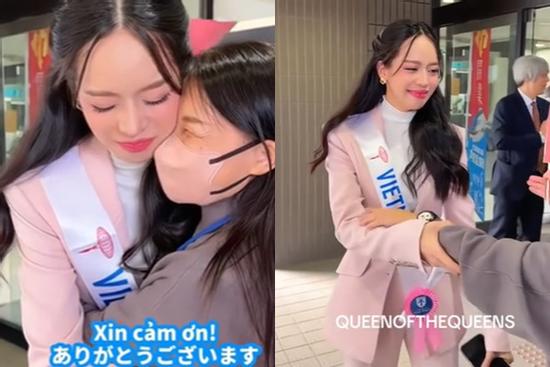 Hoa hậu Thanh Thủy òa khóc khi thấy cờ Việt Nam ở Miss International 2024