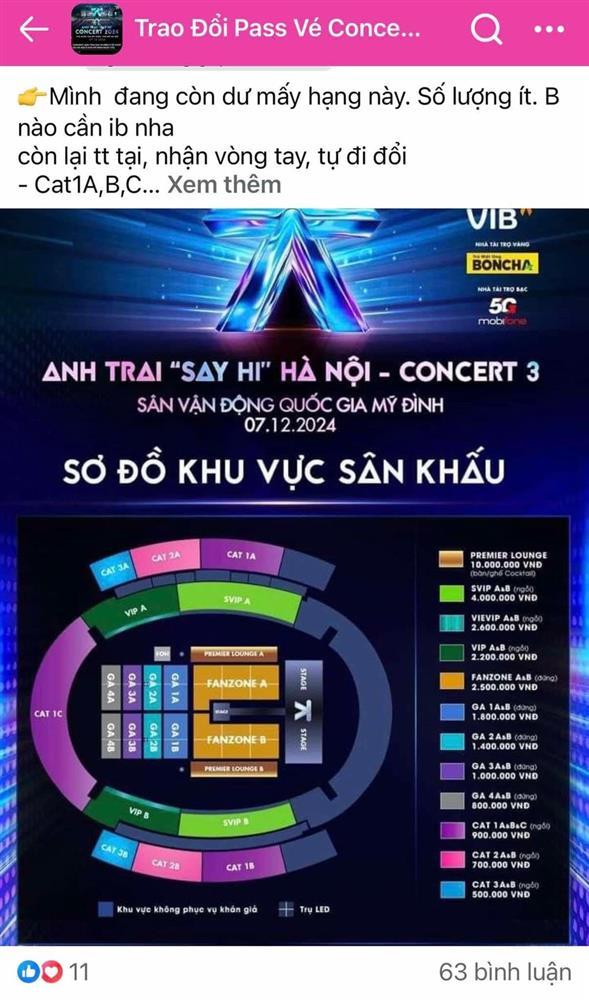 Cháy vé concert Anh trai say hi, chợ vé online lập tức sôi động-2