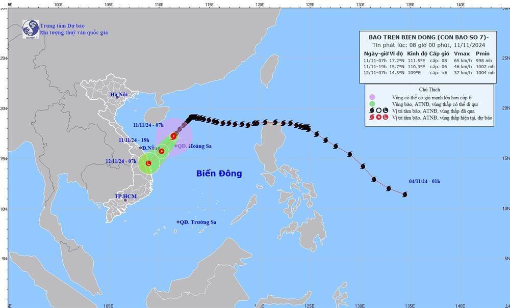 Tin bão mới nhất 11/11: 3 bão Yinxing, Toraji, Man-yi đang hoạt động-1