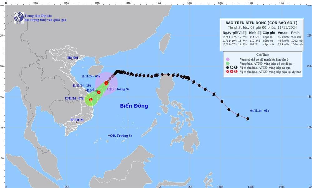 Tin bão mới nhất 11/11: 3 bão Yinxing, Toraji, Man-yi đang hoạt động-1