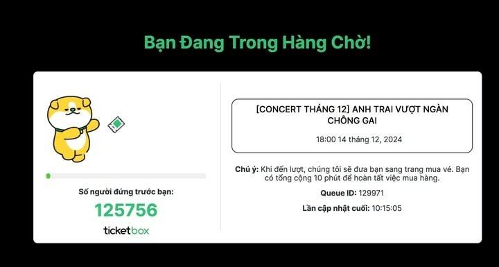 Vừa mở bán, web bán vé concert Anh trai vượt ngàn chông gai sập vì quá tải-2
