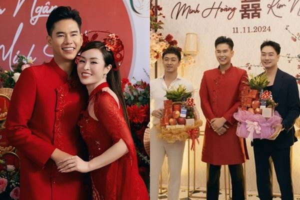 Đám cưới diễn viên Minh Hoàng: Hai con riêng của cô dâu khiến tất cả bật khóc-18