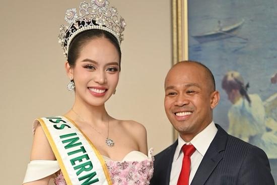 Hình ảnh đầu tiên của hoa hậu Thanh Thủy sau đăng quang Miss International 2024