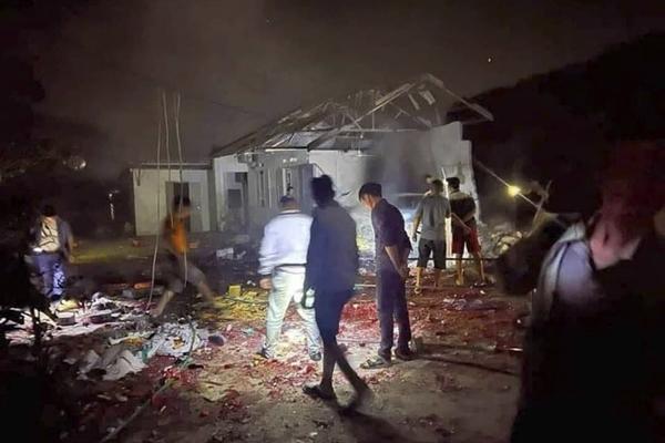 Một vụ nổ nhà dân ở Bắc Giang-2