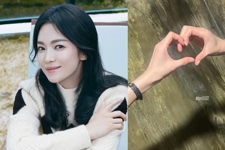 Song Hye Kyo tạo hình trái tim và công khai tình cảm với 'người đặc biệt'?