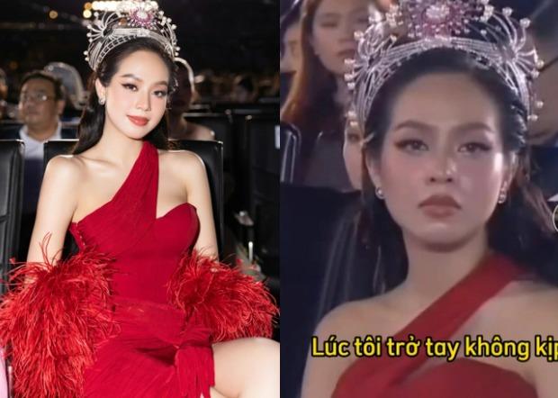 Hoa hậu Thanh Thủy - cây hài mới của Vbiz: Nhanh như chớp tặng fan cặp lông mi giả, chụp vội bức hình là có meme!-3