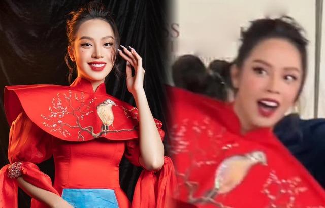 Hoa hậu Thanh Thủy - cây hài mới của Vbiz: Nhanh như chớp tặng fan cặp lông mi giả, chụp vội bức hình là có meme!-5