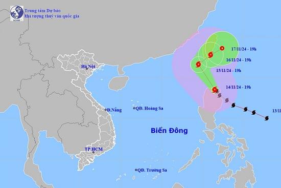 Dự báo thời tiết 15/11/2024: Bão Usagi tiến vào biển Đông, miền Bắc se lạnh