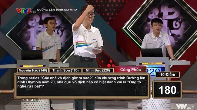 Đây được coi là câu hỏi Olympia có nội dung thiếu nghiêm túc nhất trong suốt lịch sử 25 năm-1