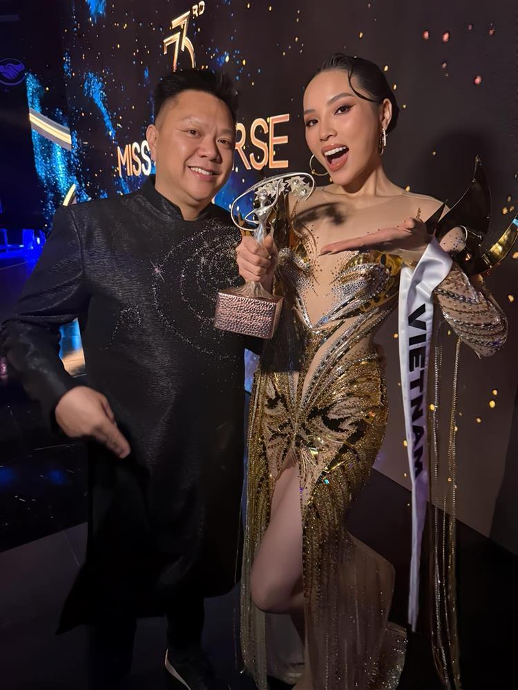 Miss Universe VietNam nhận giải, xứng đáng cho nỗ lực của Dược Sĩ Tiến - Hương Giang-1