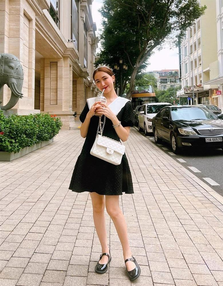 Mặc váy trẻ trung và tôn dáng như nữ ca sĩ cao 1m55 Hòa Minzy-8