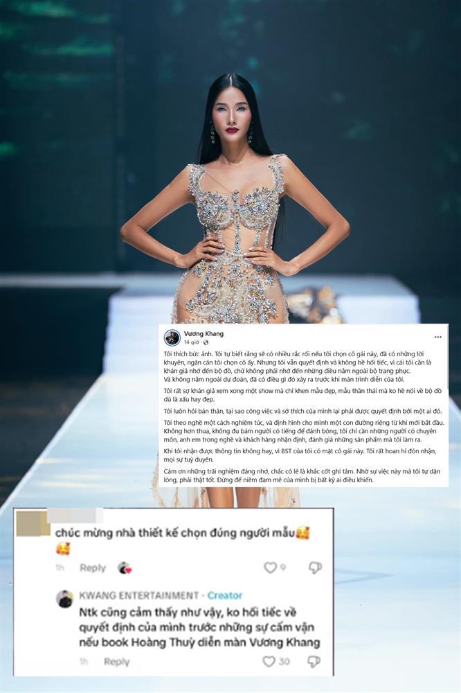 Một NTK lên tiếng việc Hoàng Thùy bị phong sát: Đã có những lời ngăn cản tôi chọn cô ấy-3