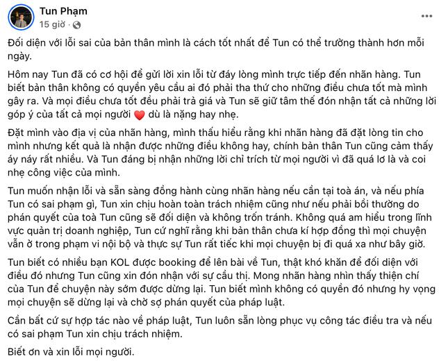 Toàn cảnh drama Tun Phạm đọc sai tên thương hiệu, nhãn hàng đòi khởi kiện-7