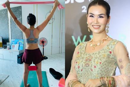 Gần 70kg khi đi đẻ, Võ Hạ Trâm khiến dân tình choáng ngợp với vóc dáng sau sinh 1 tháng