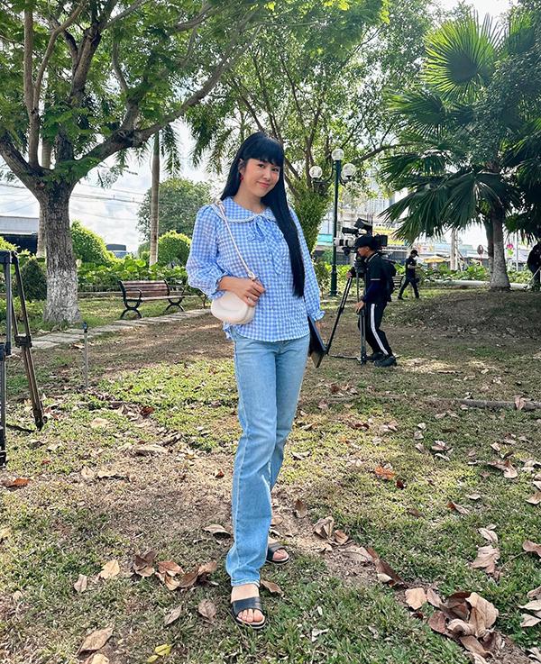 Lê Phương diện đồ trẻ đẹp ra sao sau khi đánh bay 30kg mỡ?-5