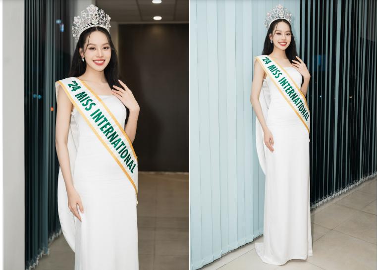 Lý do Miss International 2024 Thanh Thủy mang bộ mặt trắng bệch xuống máy bay-1