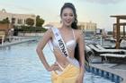 Á hậu Bùi Khánh Linh bốc lửa với bikini trắng tại Miss Intercontinental 2024