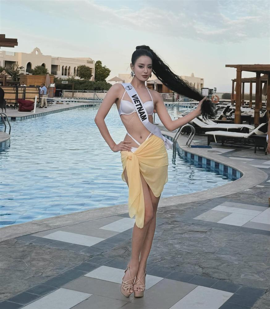 Á hậu Bùi Khánh Linh bốc lửa với bikini trắng tại Miss Intercontinental 2024-5