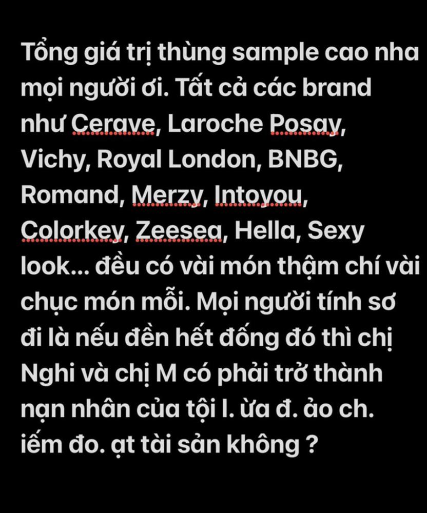 Vụ Sunna - bạn thân Xoài Non bị tố tuồn hàng mẫu của nhãn gửi livestream bán lấy tiền, có thái độ thách thức: Đại diện ekip nói gì?-3